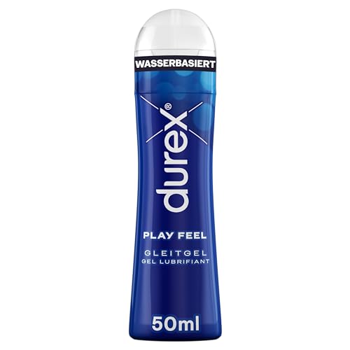 Preisvergleich Produktbild Durex Play Feel Gleitgel Wasserbasiertes Gleitmittel für angenehme Gleitfähigkeit, sanft & pH-freundlich 50 ml