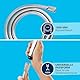 GROHE Vitalioflex, Duschschlauch 1,50m (flexibler knickfester Brauseschlauch für die Dusche, druckbeständig, universaler Anschluss, keine Dichtungsringe notwendig), chrom, 28743002