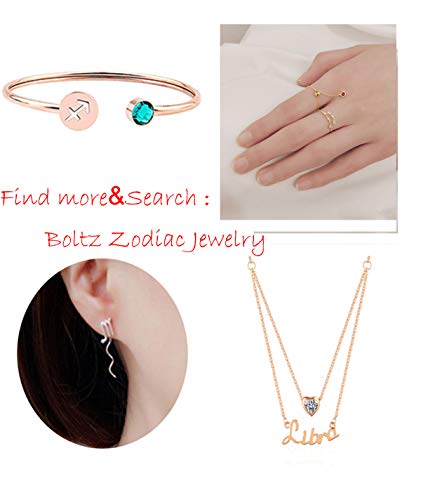 Mini Zodiac Capricorn Sign Dream Catcher Car Charm Rear View Mirror Accessories, Boltz Boho Dangling Feather Tassel Bead Pendant Constellation Ornament Wall Hanging Home Decoration (Gemini) #TOP4