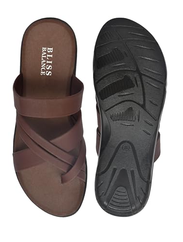 Image of Super Extra Soft Diabetic & Orthopedic Slippers /Doctor Chappal for Heel Pain Cushioned Lightweight Comfortable Stylish Flip-Flops Everyday Wear DailyUse For Men'sBB1017