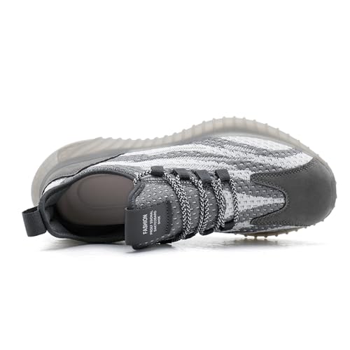 Men‘s Athletic Running Shoes Lightweight Non Slip Walking Shoes Trail Mesh Breathable Cushioning Sneakers4