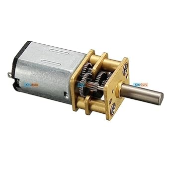 SP Electron N20 Miniature Gear Motor 3V 5V 6V 9V DC Gear Motors Metal Gear KG384 - Pack of 01