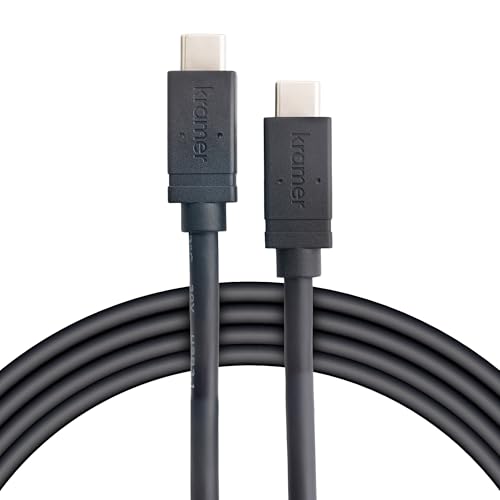 Kramer USB-C 3.2 Gen 2 Full-Featured Cable – Video, Audio, Data, ...
