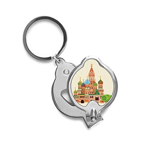 Coupe-ongles Russie avec illustration nationale et symbole touristique