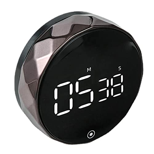 Temporizadores de pantalla LED grande, temporizador magnético digital de cocina, temporizador de cuenta regresiva ajustable con reloj despertador fuerte para cocinar y hacer ejercicio, temporizador
