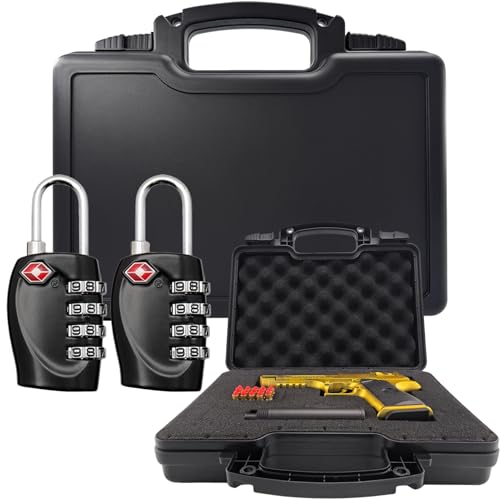 TSA Pistol Case with Custom Foam