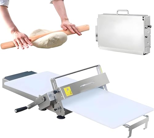 Faltbare Teigschneidemaschine, Edelstahl-Gebäckwalze für den gewerblichen Gebrauch, manueller Teigschneider für Bäckerei