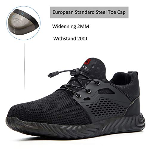 Image of SUADEX Steel Toe Shoes for Men Women Indestructible Work Safety Sneakers