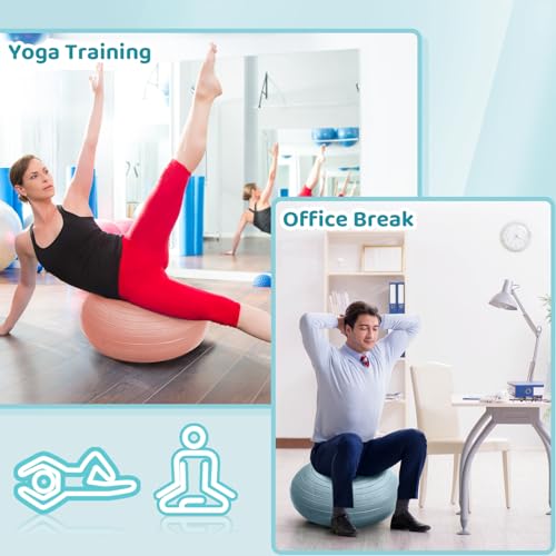 Lewtemi 8 peças/3 peças assentos flexíveis para sala de aula de natal escola primária ioga bola cade