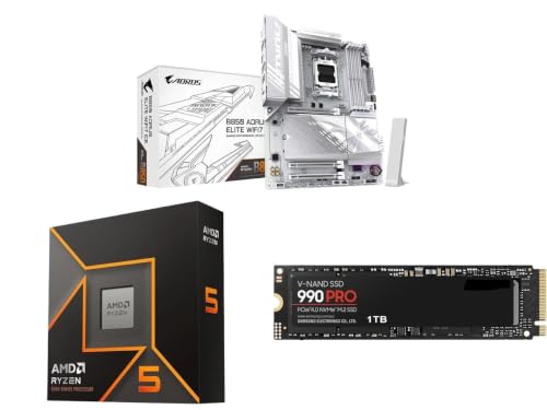 Image of NEWEGG Motherboard CPU SSD Combo - B850 ATX Motherboard Bundle with Ryzen 5 9600X 6-Core 3.9 GHz CPU and 990 PRO 1TB SSD MZ-V9P1T0B /AM