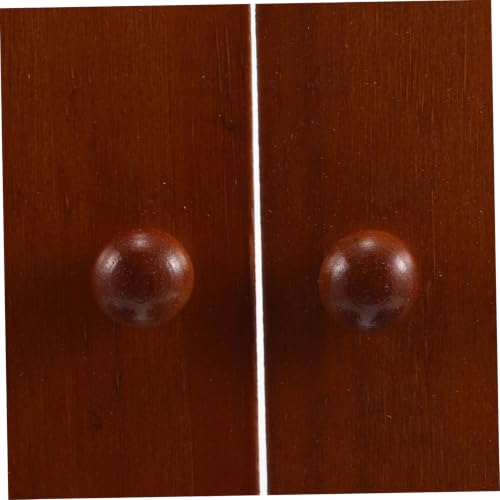 Tapa de salida rústica de madera con forma de puerta de hadas para decorar enchufes de dormitorios 3