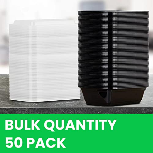 Wgcc Meal Prep Containers, 50 Pack Extra-Thick Food Storage Containers With Lids, Disposable Bento Box Reusable Plastic Bento Lunch Box, Bpa Free, Stackable, Microwave/Dishwasher/Freezer Safe (24 Oz) #TOP1
