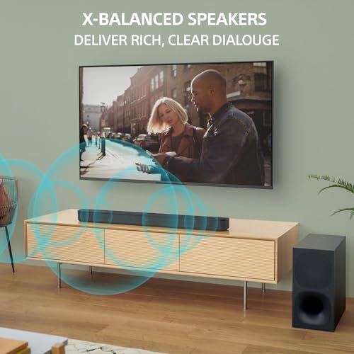 Image of Sony BRAVIA 2 II 43-Inch 4K Ultra HD Smart TV (K-43S20M2, 2025 Model) with HT-S400 2.1ch Soundbar and Wireless Subwoofer Bundle