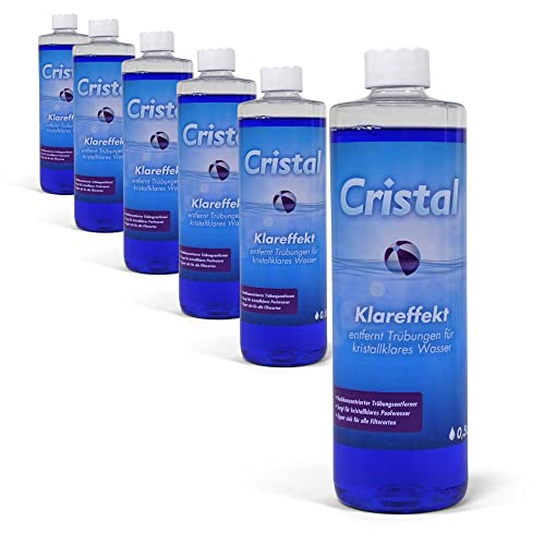 Cristal Klareffekt Trübungsentferner für alle Filterarten - Der Klarmacher für