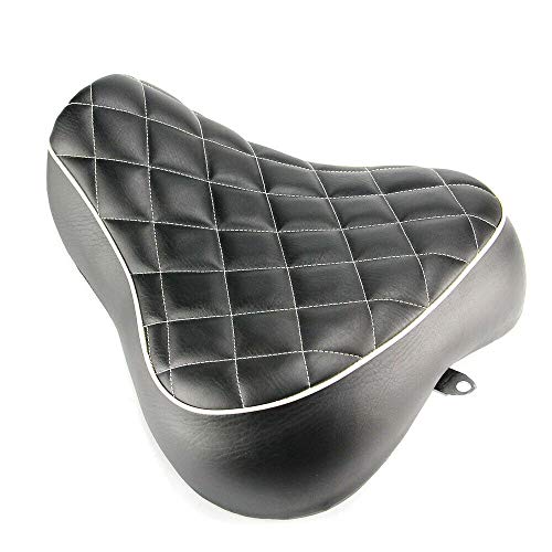 HIYOYO Motorcycle Front Driver Rider Solo Seat For Harley Sportster 883 1200 72 48 1983-2003 Diamond Black