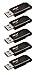 PNY 16GB Attaché 4 USB 2.0 Flash Drive - 5-Pack - Black (P-FD16GX5ATT4-EF)