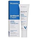 VitaMedica Arnica + Vitamin K Cream for Face & Under-Eye, Lightweight Sensitive-Skin Formula, 0.5 oz