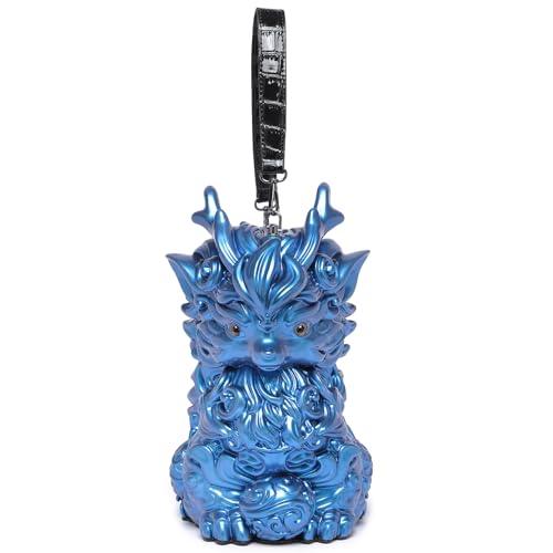 Sac à bandoulière avec motif Kylin en PVC léger et sangle réglable
