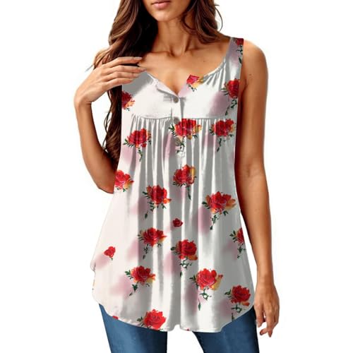 My Account Tunic Tank Tops for Women Summer 2025 Womens Fashion Womens Loose Fitting Top Plus Size Tops for Women 4X-5X Blusas para Mujer Casuales Y Elegantes Women's Tanks & Camis
