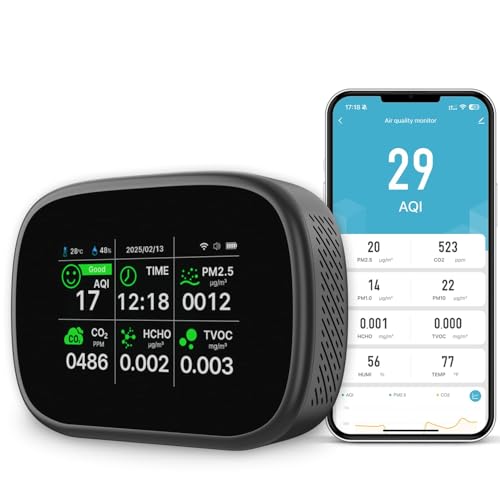 18-in-1 Smart Air Quality Monitor - Indoor WiFi Air Quality