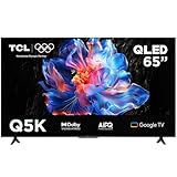 TCL Smart TV Pantalla 65' 65Q5K Google TV QLED 4K Google Assistant | Hands Free Voice Control | Alexa | VisionHDR10+|...