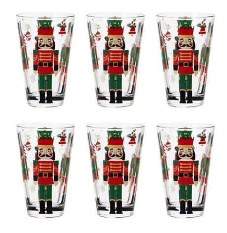 El Mejor Listado de Vaso high ball - solo los mejores. 39 Set 6 Vasos High Ball Navideños De Vidrio 316 ml | M-85510