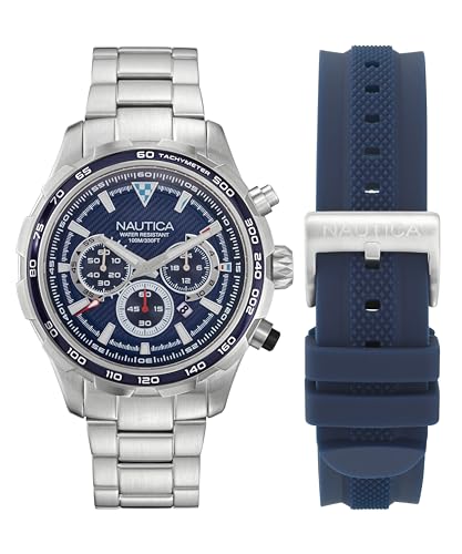 Nautica Men's NST Chronograph 46mm Watch