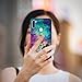 GlamCase for Samsung Galaxy A11, Samsung A11 Case - Hipster Flying Cat Space Galaxy Printed Cute Slim Fit Hard Plastic Protective Designer Back Phone Case/Cover for Samsung A11