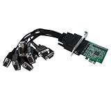 StarTech.com 8 Port Native PCI Express RS232 Serial Adapter Card with 16950 UART - 8 Port PCIe RS232 Serial Card (PEX8S952)
