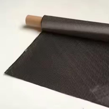 12k 200gsm Genuine Carbon Fiber 45 ° axial Fabric, Woven with Carbon Fiber Yarn, high-Strength Automotive Interior Reinforcement (200gsm, 1.27m x 1m)