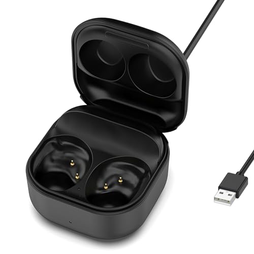 600mAh Earphones Charging Case Charger Box with Charging Cable for Samsung Galaxy Buds FE SM-R400 Bluetooth Earphones