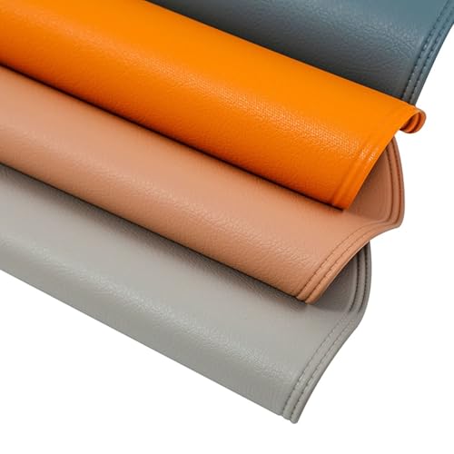 Set de table simili cuir gris pour repas de famille et table moderne