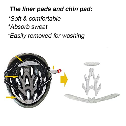 Image of UPANBIKE Adult Bike Helmet One-Piece Adjustable Head Safety Protection