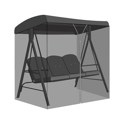 Mosquitera para camping – Toldo portátil plegable transpirable con cremallera | protectora para columpios – para casa, jardín, terraza, balcón, patio, camping, ,