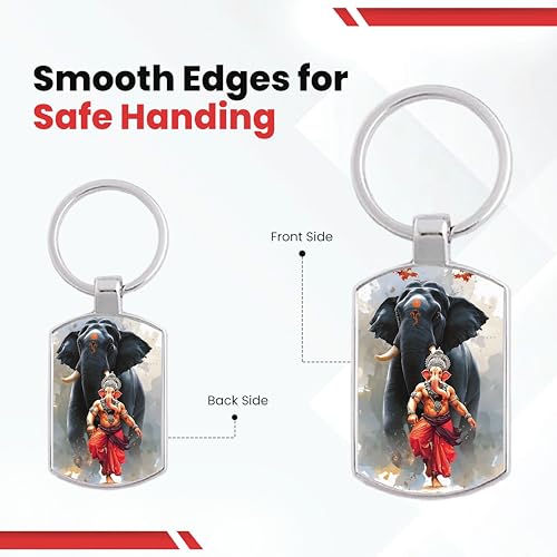 Image of Premium Printed Metal Keychain for Men & Women | High-Definition Artwork Print | Durable Key Ring for Car, Bike, Home & Office Keys | Stylish Decorative Key Holder Gift