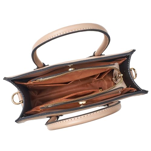 Pu Leather Tote Bag for Women Waterproof Handbags With Zippper Shoulder Bags Medium Crossbody Purses3