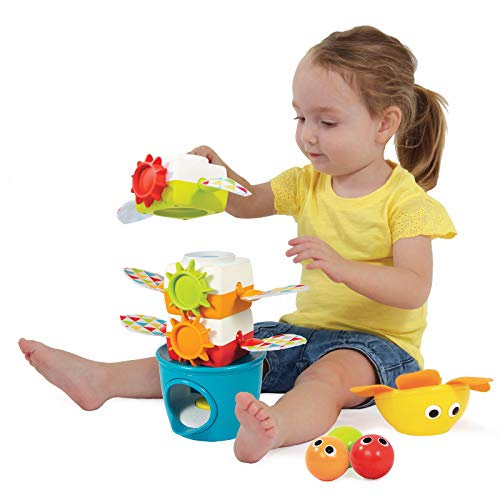 Yookidoo Babies Musical Tumble Ball Stacker Toy. Colorful Sensory Toddlers STEM Enhancing Game. Battery Operated Stacking Tumbling Play. Ages 9 Month Up. - Thumbnail 6