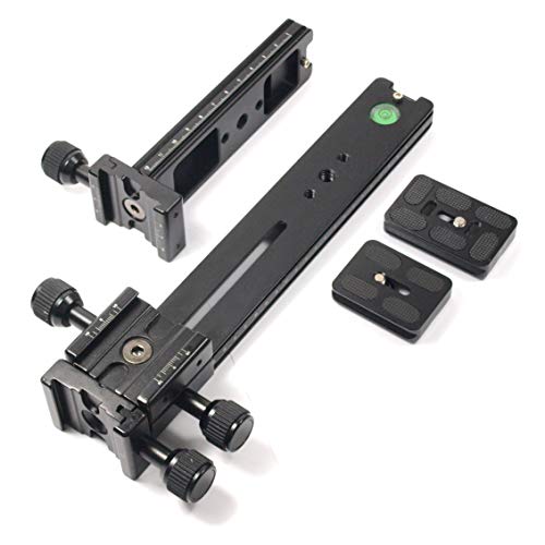 NEU: Kingjoy KH-6810 Teleobjektiv-Halter / Objektivschiene aus Aluminium, 1/4" und 3/8" Wechselaufnahme, Schnellwechsel-System, Belastbarkeit: 6kg Cover