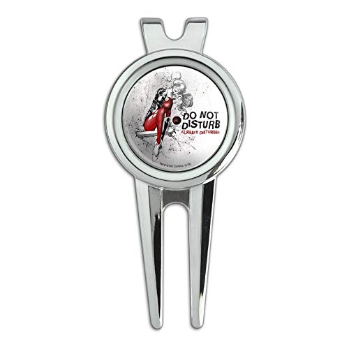 GRAPHICS & MORE Harley Quinn Already Disturbed Golf Divot Repair Tool and Ball Marker