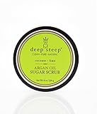 Deep Steep Argan Oil Sugar Scrub, Coconut Lime, 8 Ounce
