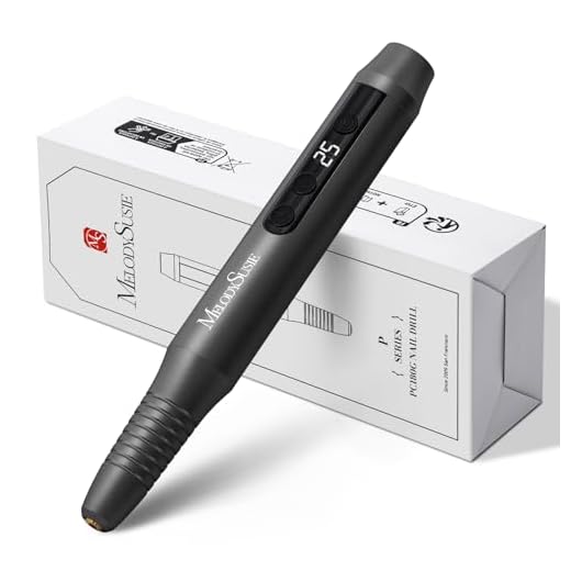 MelodySusie Electric Nail Drill Kit, Portable Electric Nail File Set for Acrylic Gel Nails, Professional Nail Drill Machine Efile Manicure Pedicure Tools with Nail Drill Bits for Home Salon Use, Grey