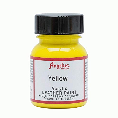 Angelus Yellow Acrylic Leather Paint