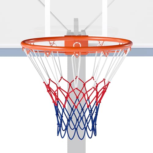 Panier de basket mural ø45 cm avec anneau solide et cerceau de basket en métal