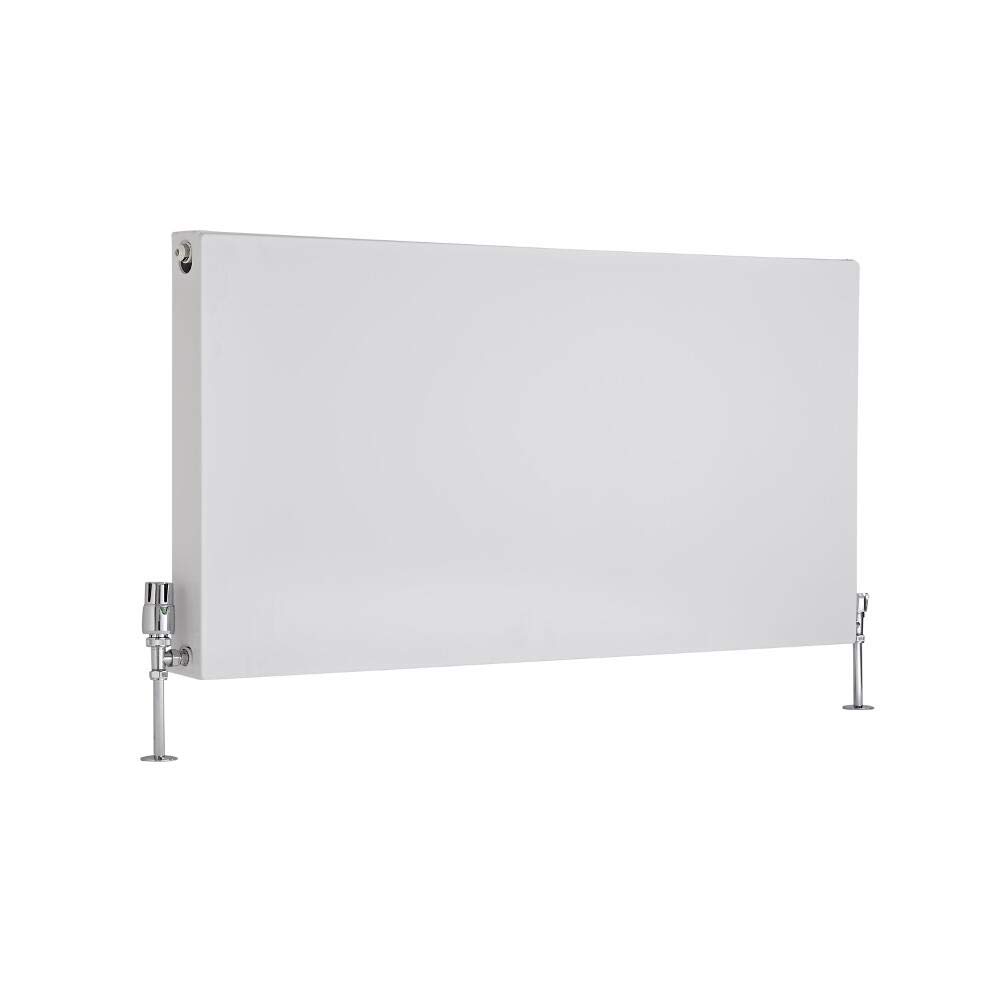 Milano White Mono Type 21 Horizontal Double Flat Panel Plus Convector Radiator - 600Mm X 1200Mm