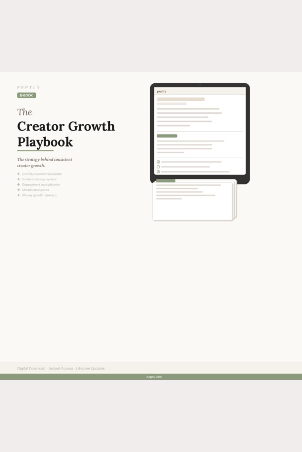 The Creator Growth Playbook: Grow Your Audience Without Burning Out: A strategic guide to voice, content pillars, community, monetization, and sustainable creator growth