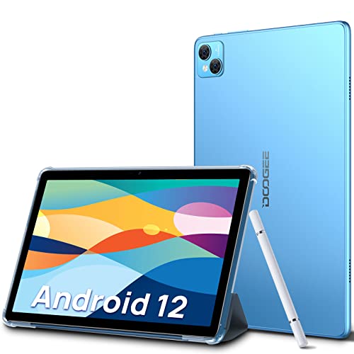DOOGEE T10 Tablet 10 Zoll Android 12,15 GB RAM+128GB ROM 8300mAh Akku Octa-Core Tablet Pc mit 13MP Kamera 1920 * 1200 FHD+ Bildschirm, 4G LTE & 5G WiFi,Widevine L1-Unterstützung(Blau)