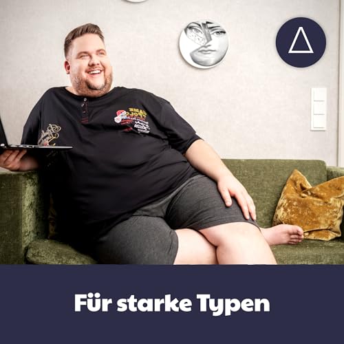 ADAMO Schwarze Kurze Jogginghose in großen Größen bis 14XL, Größe:14XL