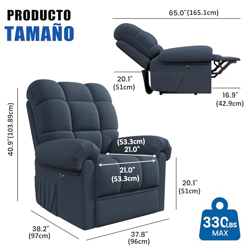 Recopilación de Reclinable Doble los 5 más buscados. 8 Imagen adicional