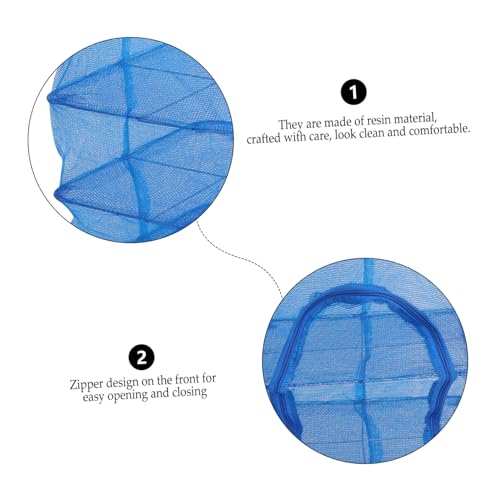 Filet de séchage suspendu pliable LABRIMP en maille nylon pour aliments - 6