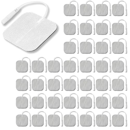 U Ultimate TENS Unit Replacement Pads - Pack of 40 Compatible, Adhesive & Reusable 2 x 2